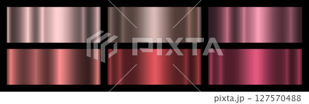 A set of red and terracotta gradients on a black background. A set of red and terracotta gradients on a black background. 127570488