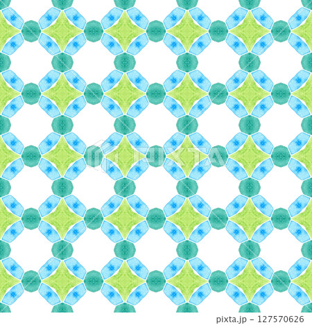 Chevron watercolor pattern. Green extra boho chic 127570626