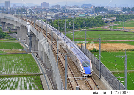北陸新幹線 福井-越前たけふ JR西日本 W7系 W1編成(白山) かがやき はくたか つるぎ 北陸新幹線 福井-越前たけふ JR西日本 W7系 W1編成(白山) かがやき はくたか つるぎ 127570879