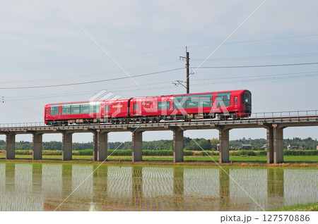 北越急行ほくほく線 犀潟-くびき えちごトキめき鉄道 ET122-1000系 雪月花 北越急行ほくほく線 犀潟-くびき えちごトキめき鉄道 ET122-1000系 雪月花 127570886