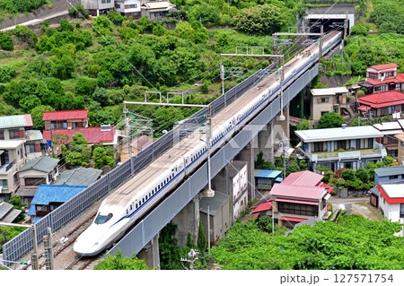 東海道新幹線　小田原－熱海　JR東海　N700S系　J12編成（東京）　のぞみ　ひかり　こだま 127571754