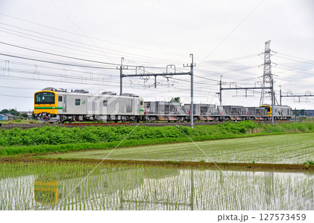 東北本線　東鷲宮－栗橋　JR東日本　GV-E197系　TS01編成（高崎） 127573459