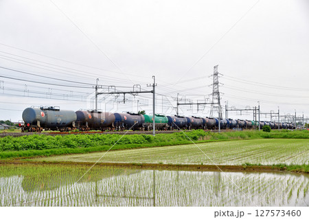 東北本線　東鷲宮－栗橋　JR貨物　タキ1000-991 127573460