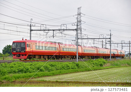 東北本線　東鷲宮－栗橋　JR東日本　253系1000番台　OM-N01編成（大宮）　日光　きぬがわ 127573481