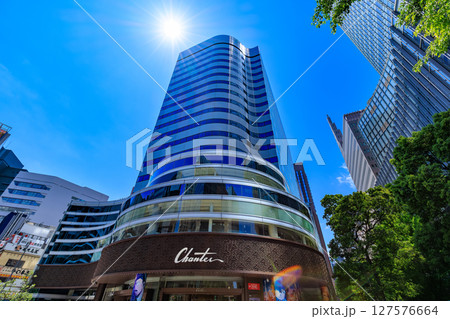 東京 千代田区 有楽町の都市風景 日比谷シャンテ 東京 千代田区 有楽町の都市風景 日比谷シャンテ 127576664