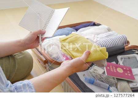 海外旅行に向けたパッキングと確認メモ 海外旅行に向けたパッキングと確認メモ 127577264