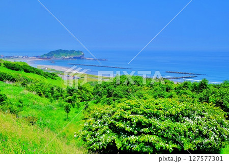 北海道室蘭市 潮見公園展望台からの眺め 北海道室蘭市 潮見公園展望台からの眺め 127577301