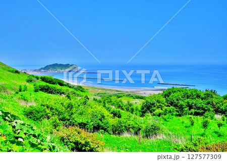 北海道室蘭市 潮見公園展望台からの眺め 127577309