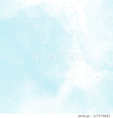 水色空ブルー水彩風テクスチャー背景素材イラスト シンプル四角形 壁紙 水色空ブルー水彩風テクスチャー背景素材イラスト シンプル四角形 壁紙 127578681