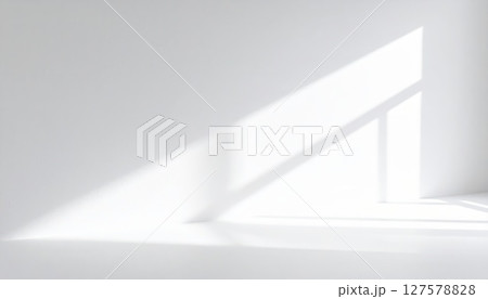 《AI画像》光の差し込む白い部屋 127578828