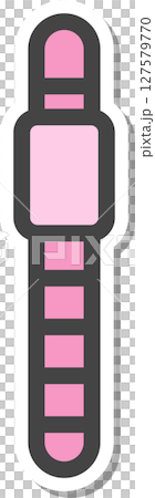 Sticker-style mini insect icon: Earthworm Sticker-style mini insect icon: Earthworm 127579770