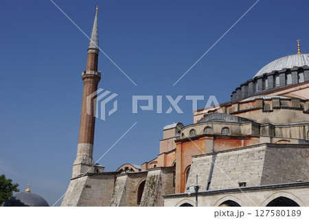 トルコ イスタンブールのアヤソフィア トルコ イスタンブールのアヤソフィア 127580189