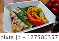 豚しゃぶと夏野菜の焼き浸し 127580357
