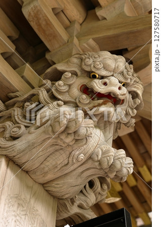 榛名神社の双龍門の彫刻 榛名神社の双龍門の彫刻 127580717