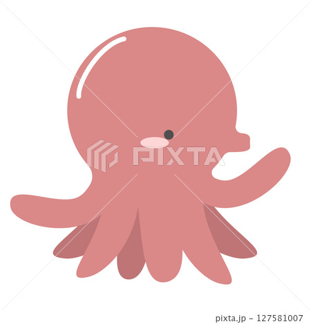 横向きのタコ 127581007