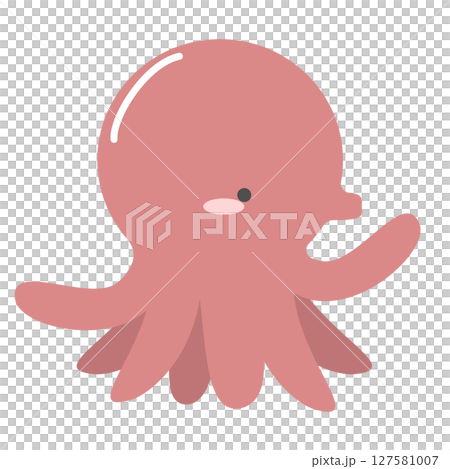 横向きのタコ 127581007