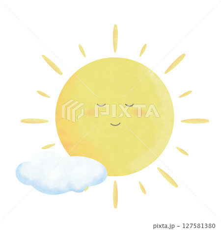 微笑む太陽 127581380