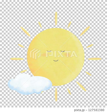 微笑む太陽 127581380