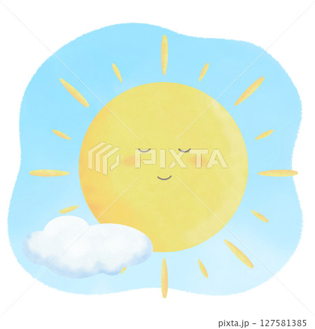 青空と微笑む太陽 127581385