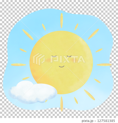 青空と微笑む太陽 127581385