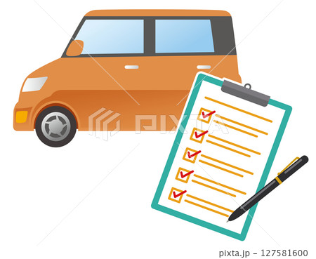 車とチェックリスト 車検 査定 車とチェックリスト 車検 査定 127581600