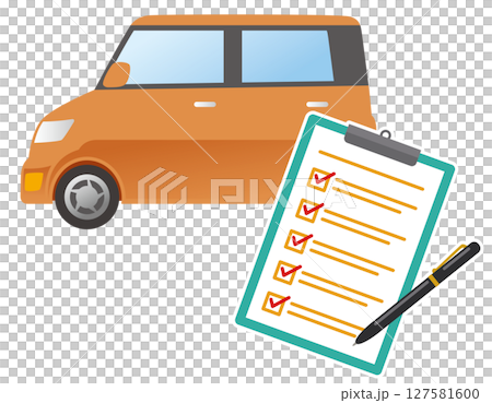 車とチェックリスト 車検 査定 車とチェックリスト 車検 査定 127581600