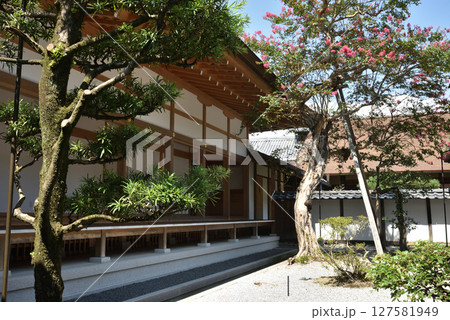 曼殊院門跡 大書院と宸殿の中庭(京都市左京区) 曼殊院門跡 大書院と宸殿の中庭(京都市左京区) 127581949