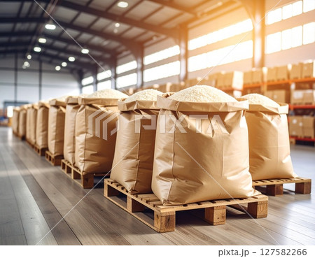 倉庫に保存している備蓄米 127582266