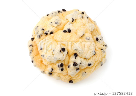 チョコ入りメロンパン 俯瞰 チョコ入りメロンパン 俯瞰 127582418