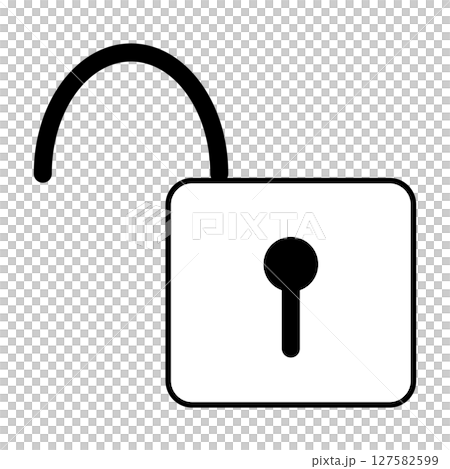 ロックされた南京錠のアイコン 127582599