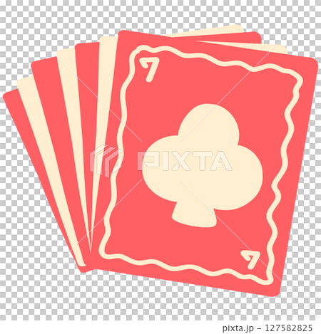 Cute Playing Cards in Pink Cute Playing Cards in Pink 127582825