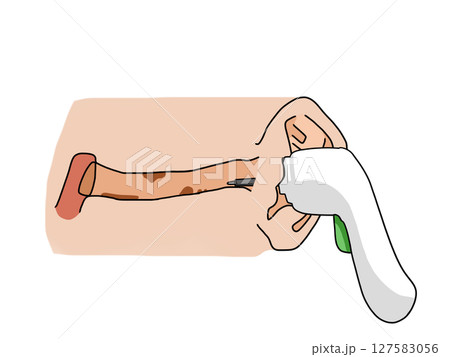 耳かきのイラスト(電動耳かき) 耳かきのイラスト(電動耳かき) 127583056