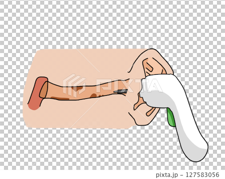 耳かきのイラスト(電動耳かき) 耳かきのイラスト(電動耳かき) 127583056