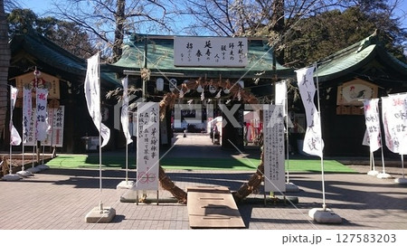 新年を迎える大宮八幡宮 新年を迎える大宮八幡宮 127583203