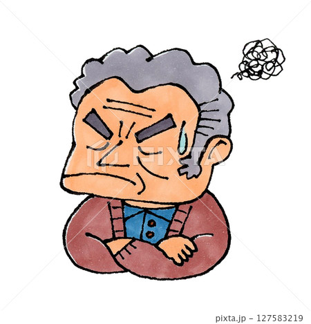 考え込む男性 考え込む男性 127583219