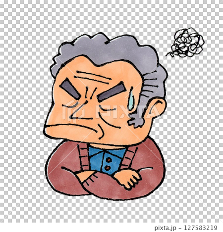 考え込む男性 考え込む男性 127583219