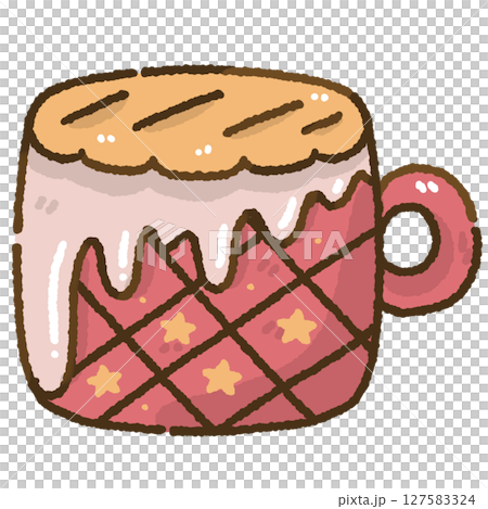 Coffee mug tea cup illustration 127583324