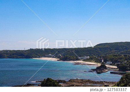 伊豆白浜付近の眺望(静岡県下田市) 伊豆白浜付近の眺望(静岡県下田市) 127583337