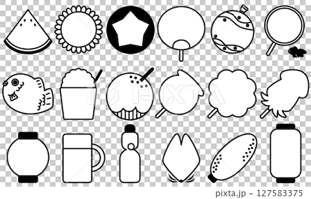 Festive frame (black and white) Festive frame (black and white) 127583375