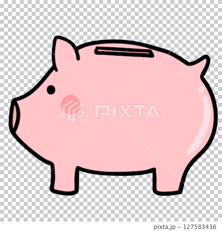 Pig money box 127583436