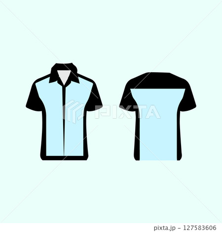 simple office uniform design 127583606
