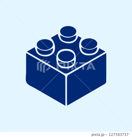simple lego four dots icon 127583737