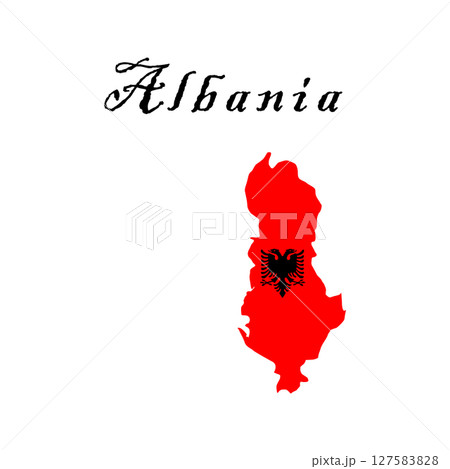country map of albania icon vectors 127583828
