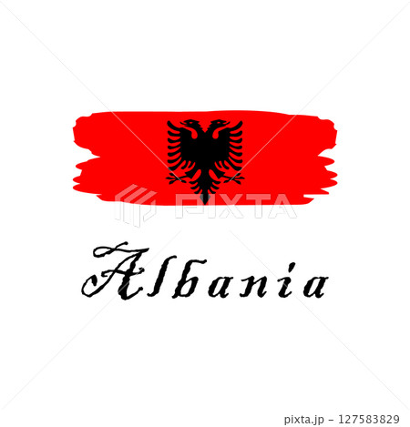 Albania country flag icon 127583829