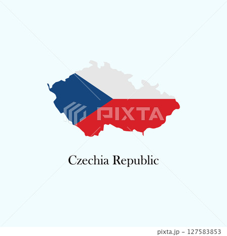 Czech republic country map icon Czech republic country map icon 127583853