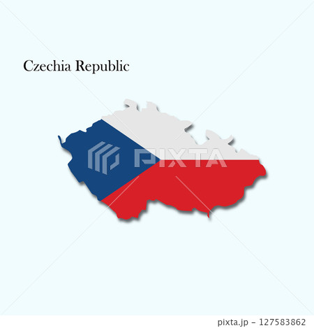 Czech republic country map icon Czech republic country map icon 127583862