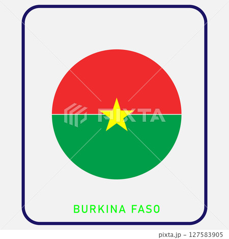Burkina Faso country flag icon vectors Burkina Faso country flag icon vectors 127583905