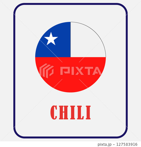 Chile country flag symbol design Chile country flag symbol design 127583916