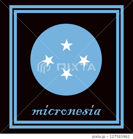 Micronesia country flag 127583962