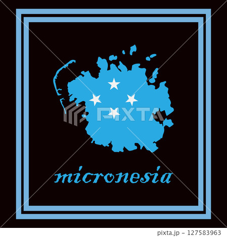 micronesia map icon vectpr illustration symbol design micronesia map icon vectpr illustration symbol design 127583963